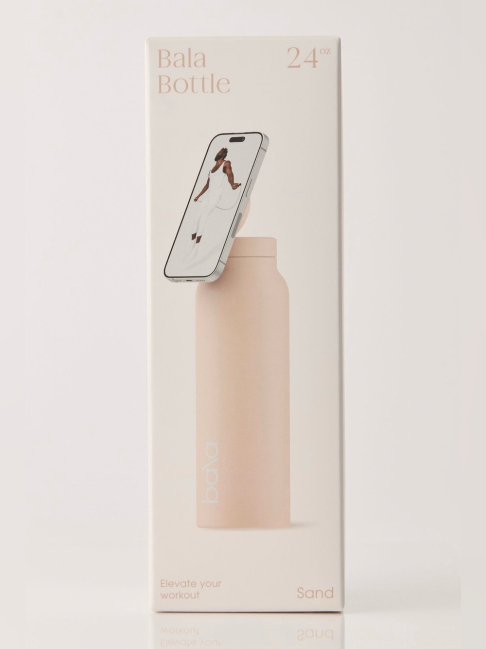 Bala water bottle  with magnet ring for phone holder